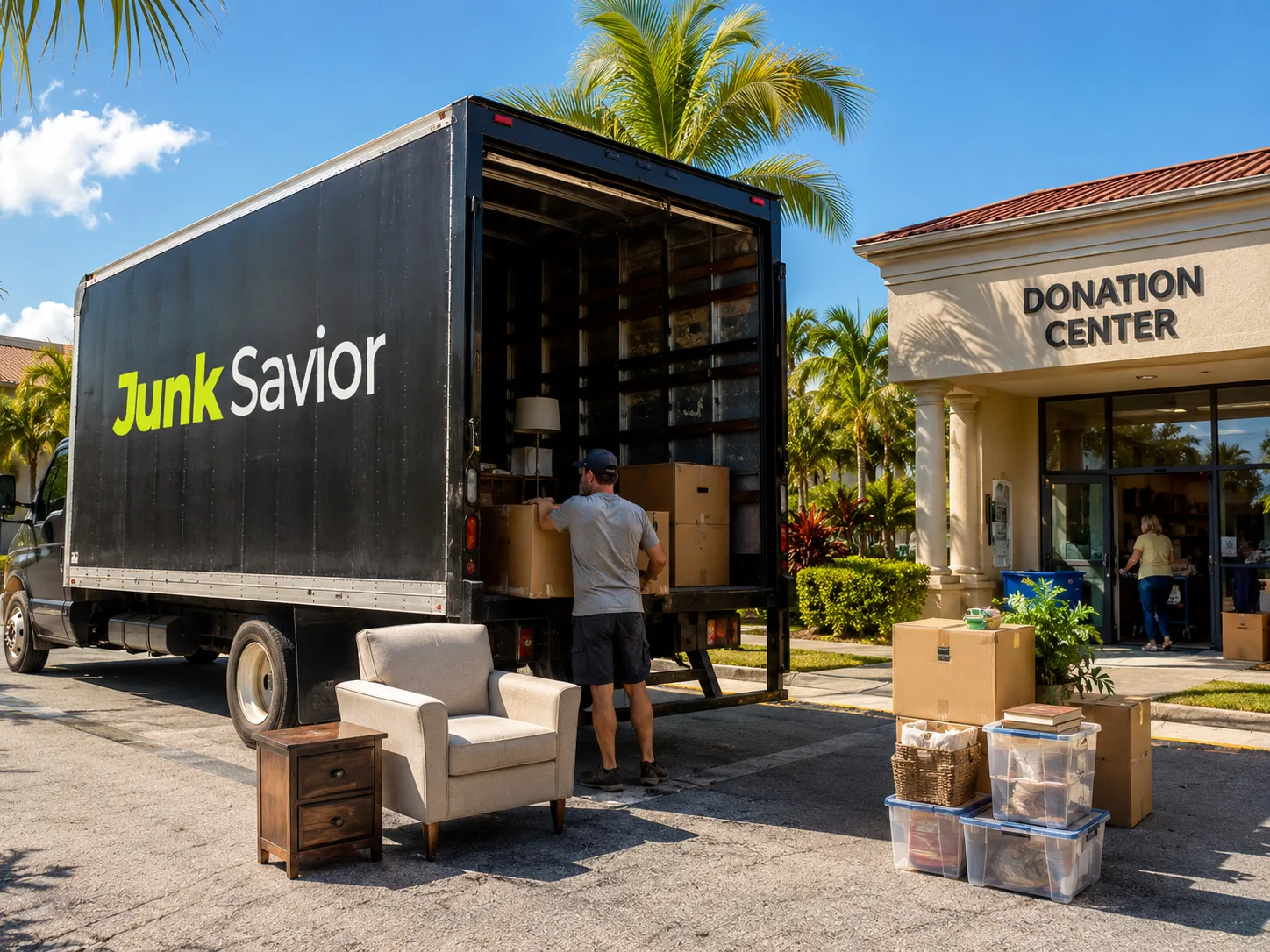 Junk Savior donation drop-off
